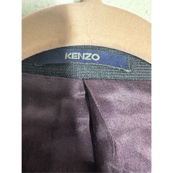 Kenzo Wool Blend Men’s Blazer Gray-Blue Made in Italy Size 48 See Description - Picture 4 of 14